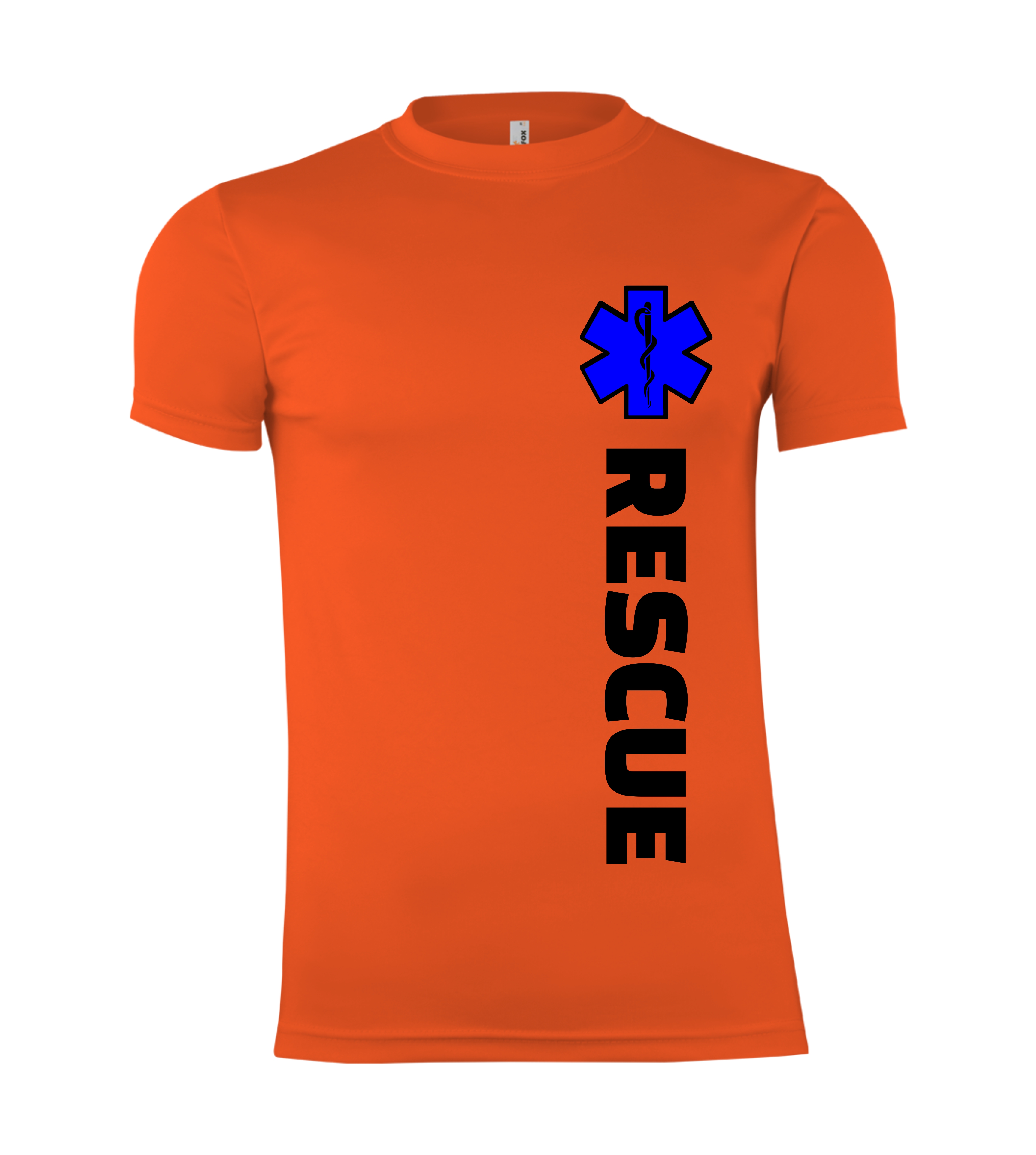 Reflexní triko RESCUE - orange