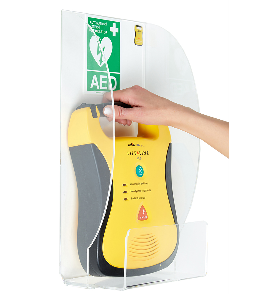Plastový držák na stěnu pro AED