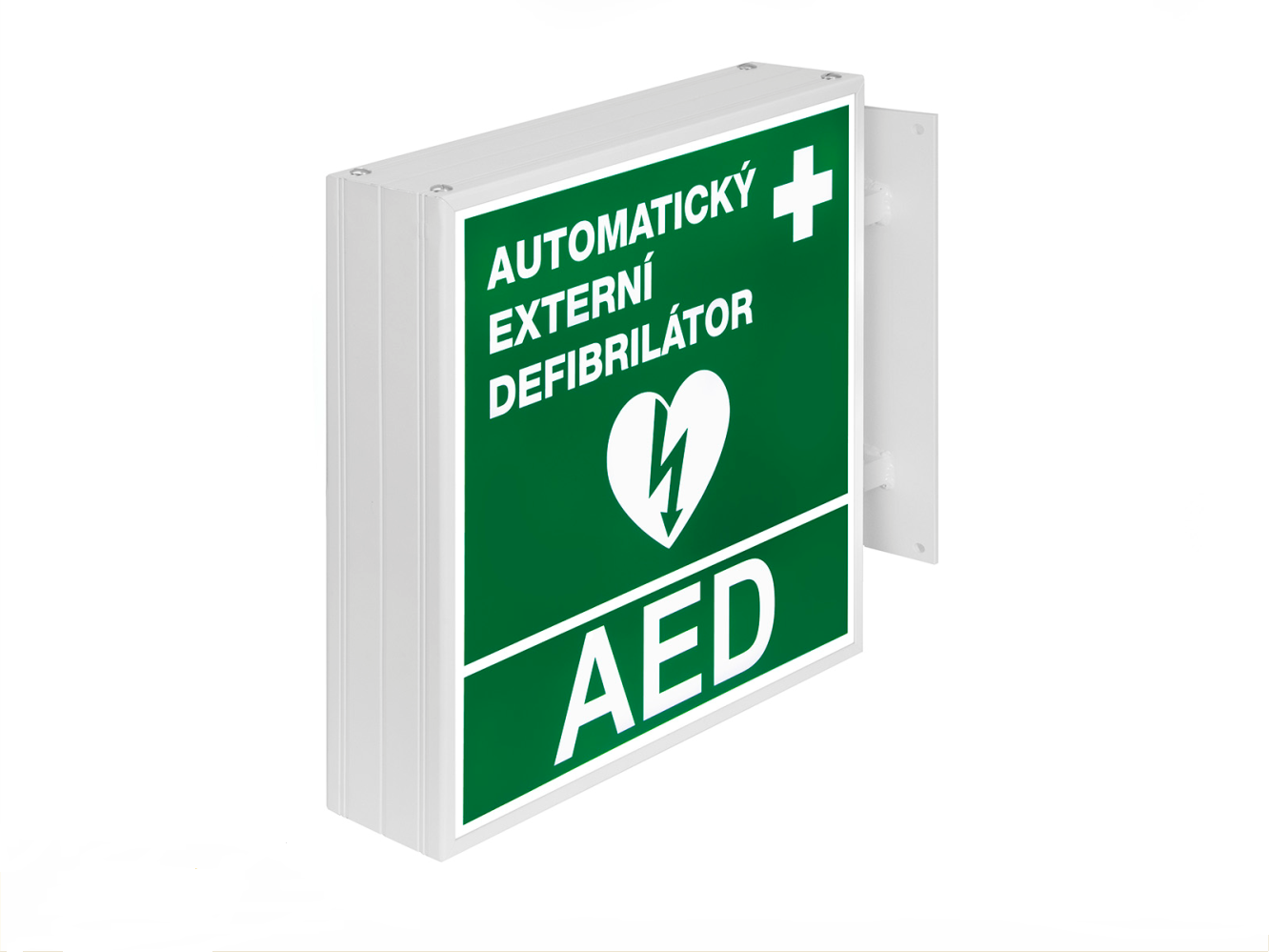 Světelná tabule AED