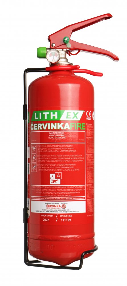 Hasicí přístroj k hašení lithiových baterií AVD LITHEX2 - 2 l