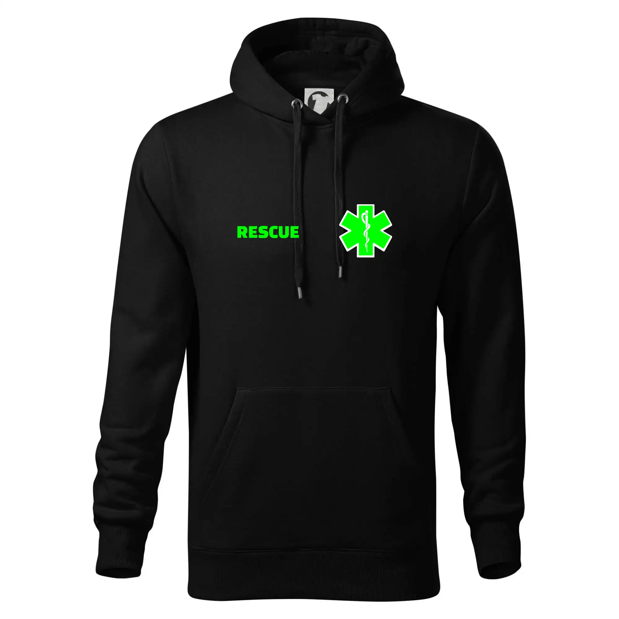 Mikina - RESCUE - fluo zelená