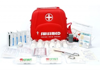 Lékárnička přenosná SwissMed s náplní pro školní akce