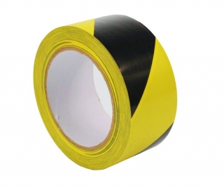 Bezpečnostní páska - šrafovaná High quality žlutočerná