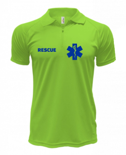 Polo RESCUE - Quick Dry - Safety Green